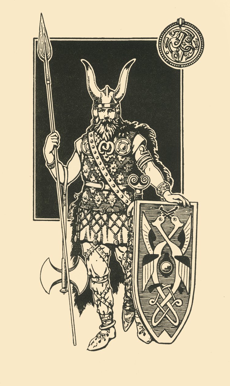 Varangian Kaartin skandinaavinen, 1924. tekijältä Herbert Norris