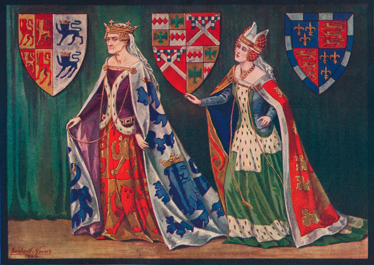Margaret, Walesin prinsessa, 1410. Joice, Lady Tiptoft, 1460, 1926 tekijältä Herbert Norris