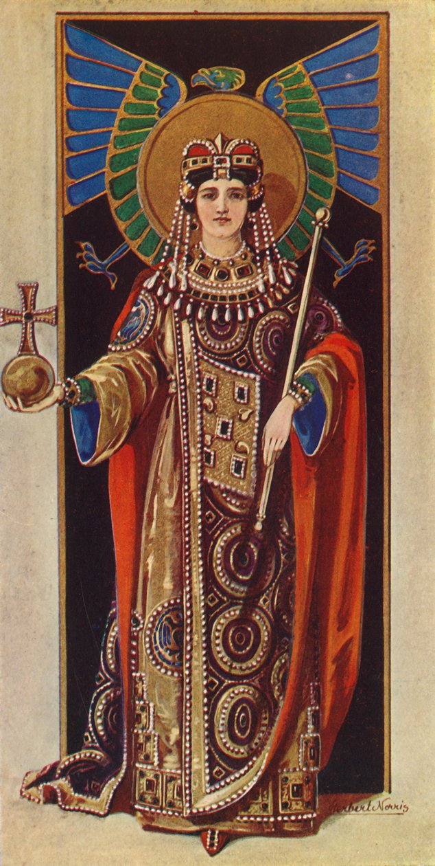 Keisarinna Irene A.D. 797-802, 1924. tekijältä Herbert Norris