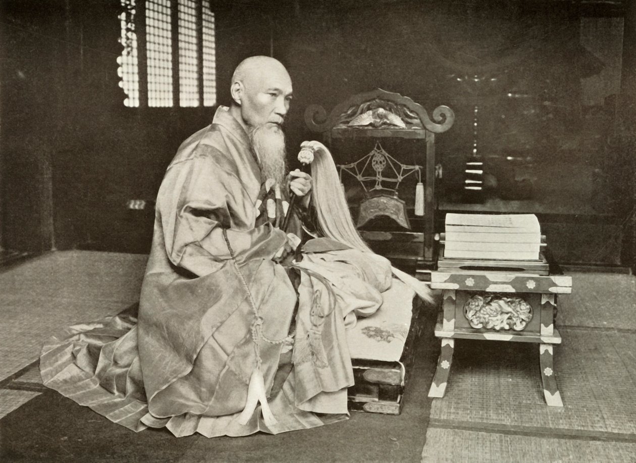 Buddhalainen apotti, 1910. tekijältä Herbert Ponting