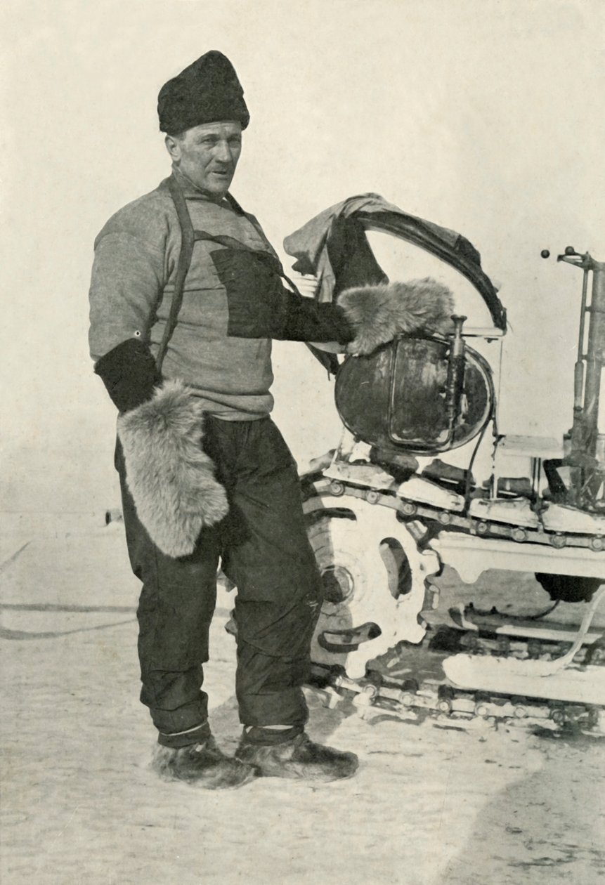 Chief Stoker Lashly, joka sai Albert-mitalin, 1911, 1913 tekijältä Herbert Ponting