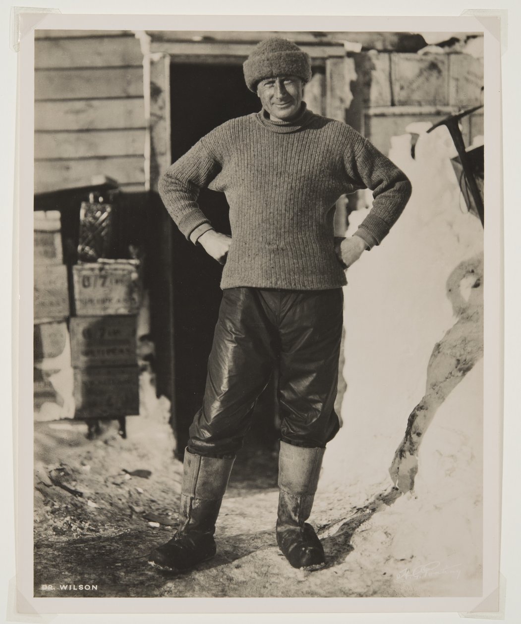 Tohtori Wilson "Terra Nova" -matkasta (1910-13) Etelänavalle, johti kapteeni Scott (bromidiprintti) tekijältä Herbert Ponting