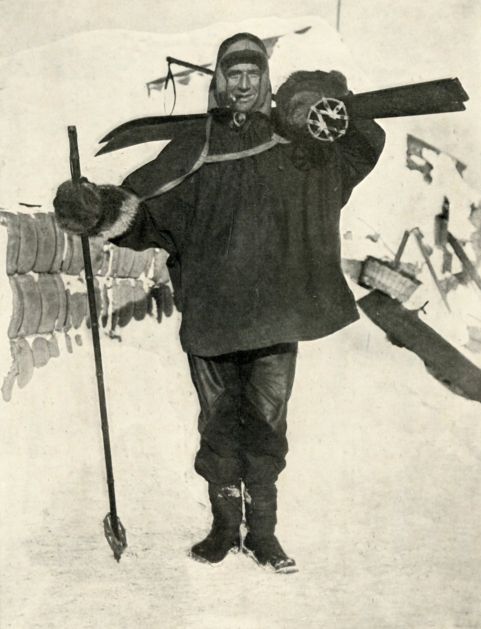 Petturi Crean, joka sai Albert-mitalin, 1911, 1913 tekijältä Herbert Ponting