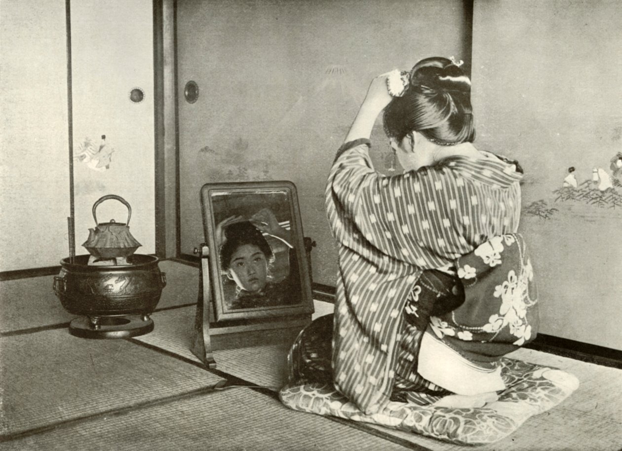Prinking Up for the Day, 1910. tekijältä Herbert Ponting