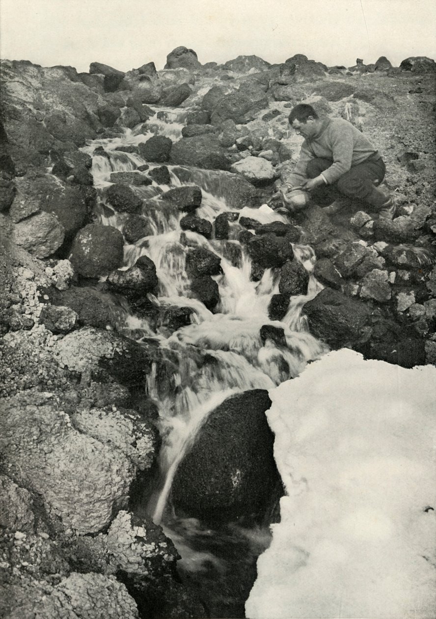 Jotain ilmiötä – makean veden kaskadi, c19101913, 1913 tekijältä Herbert Ponting