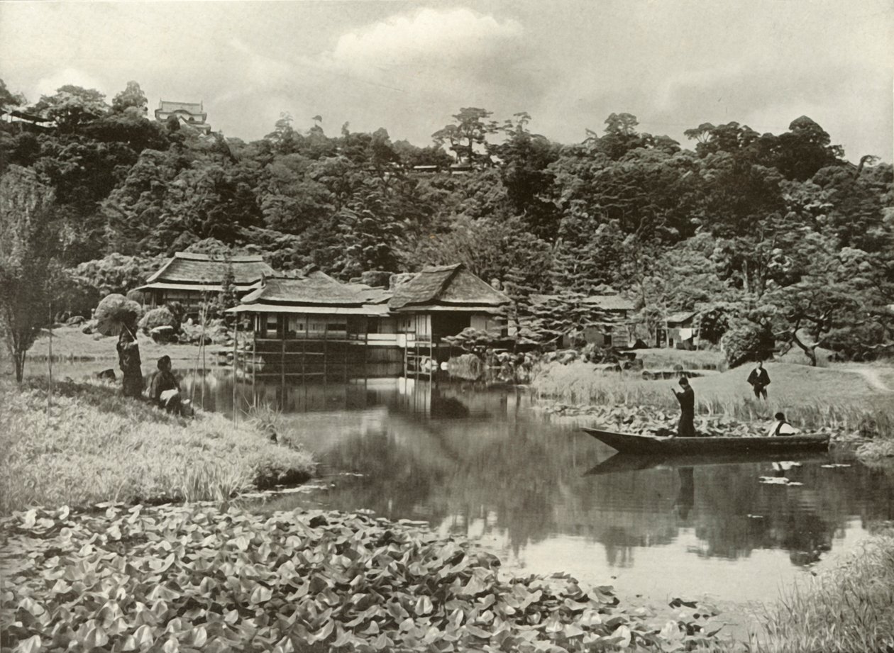 Ha-Kei-Tei Inn and Garden Hikonessa, 1910. tekijältä Herbert Ponting