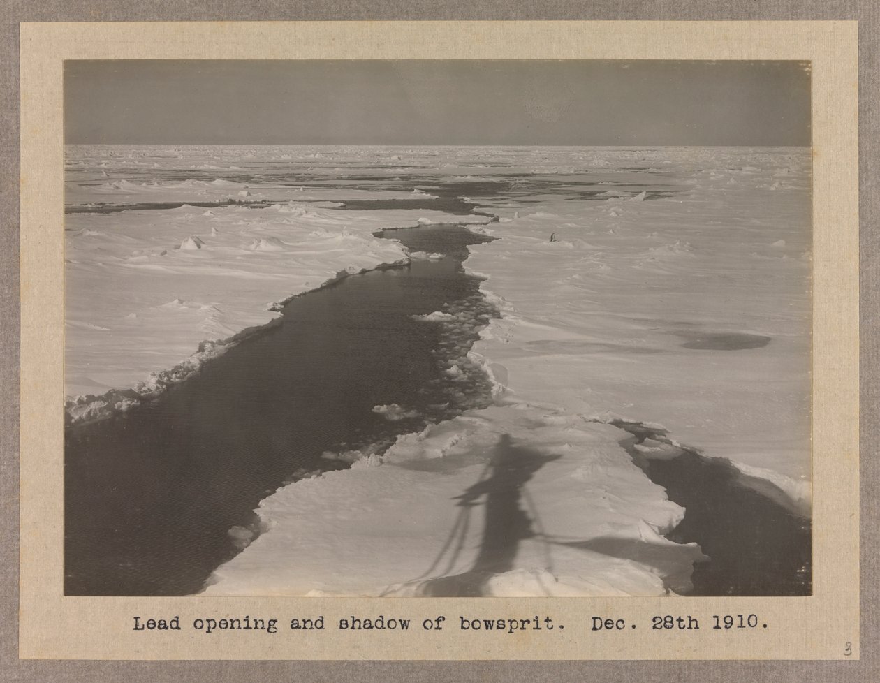 Terra Nova (1884) pysyi pystyssä pakkausjäässä... tekijältä Herbert Ponting