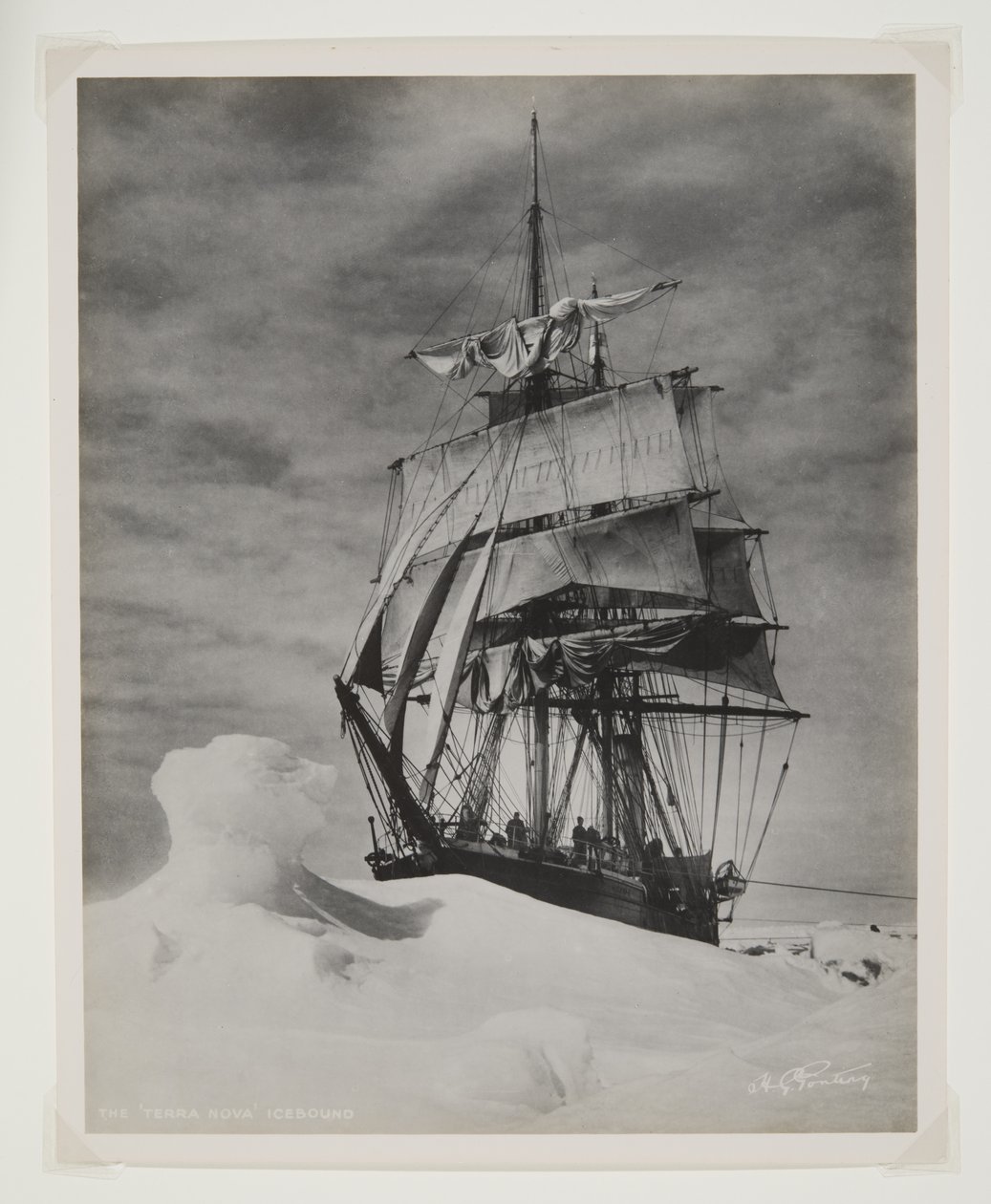 Terra Nova Icebound (bromidiprintti) tekijältä Herbert Ponting