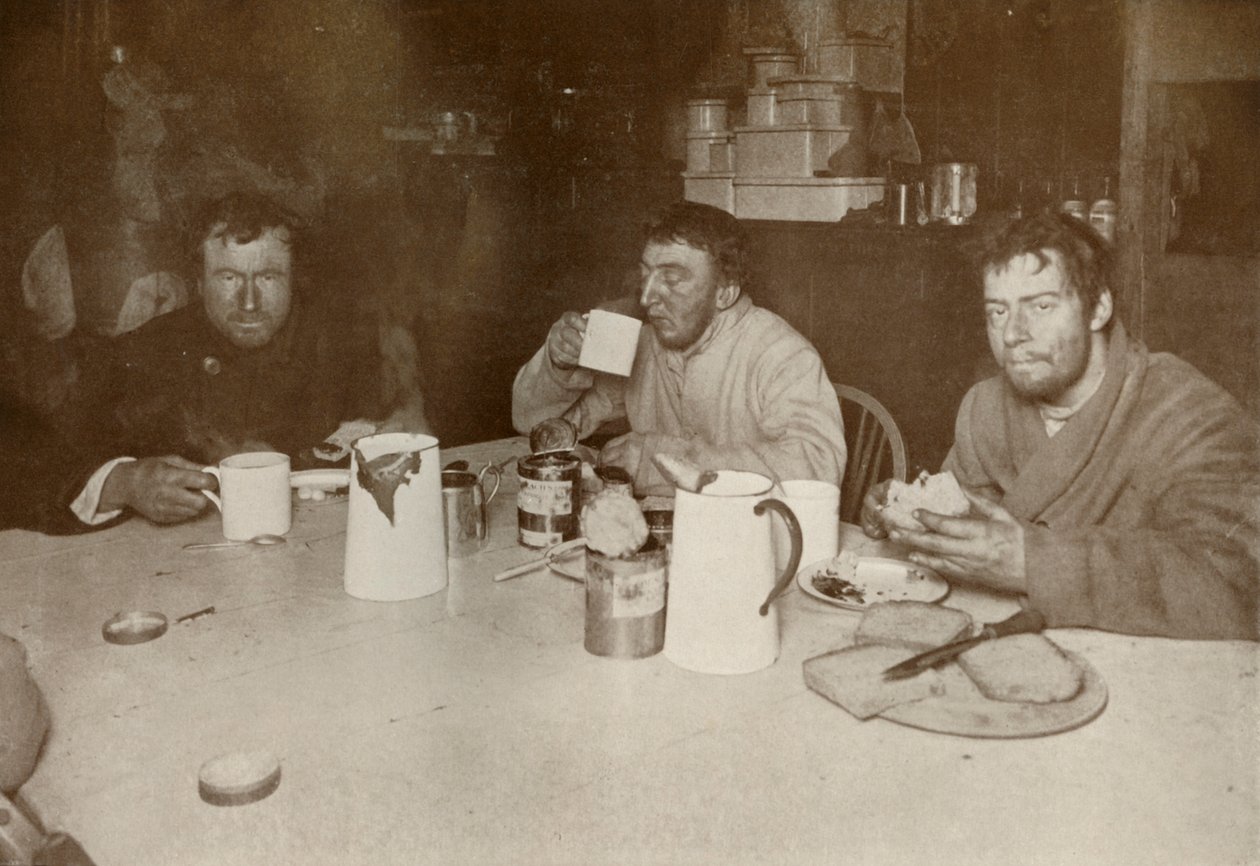 Wilson, Bowers ja Cherry-Garrard palatessaan Cape Crozierista, 1. elokuuta 1911, 1913 tekijältä Herbert Ponting