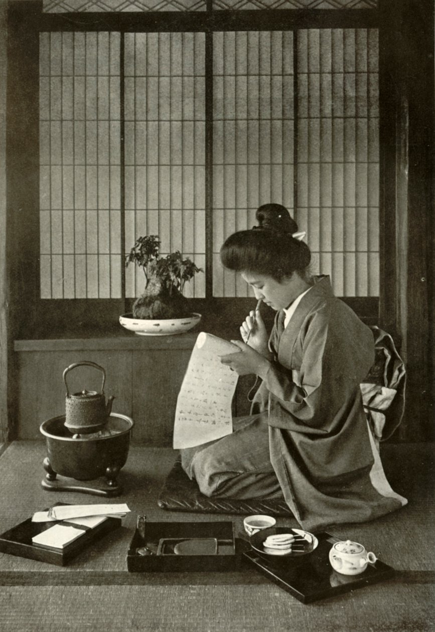 Kirjeen kirjoittaminen, 1910. tekijältä Herbert Ponting