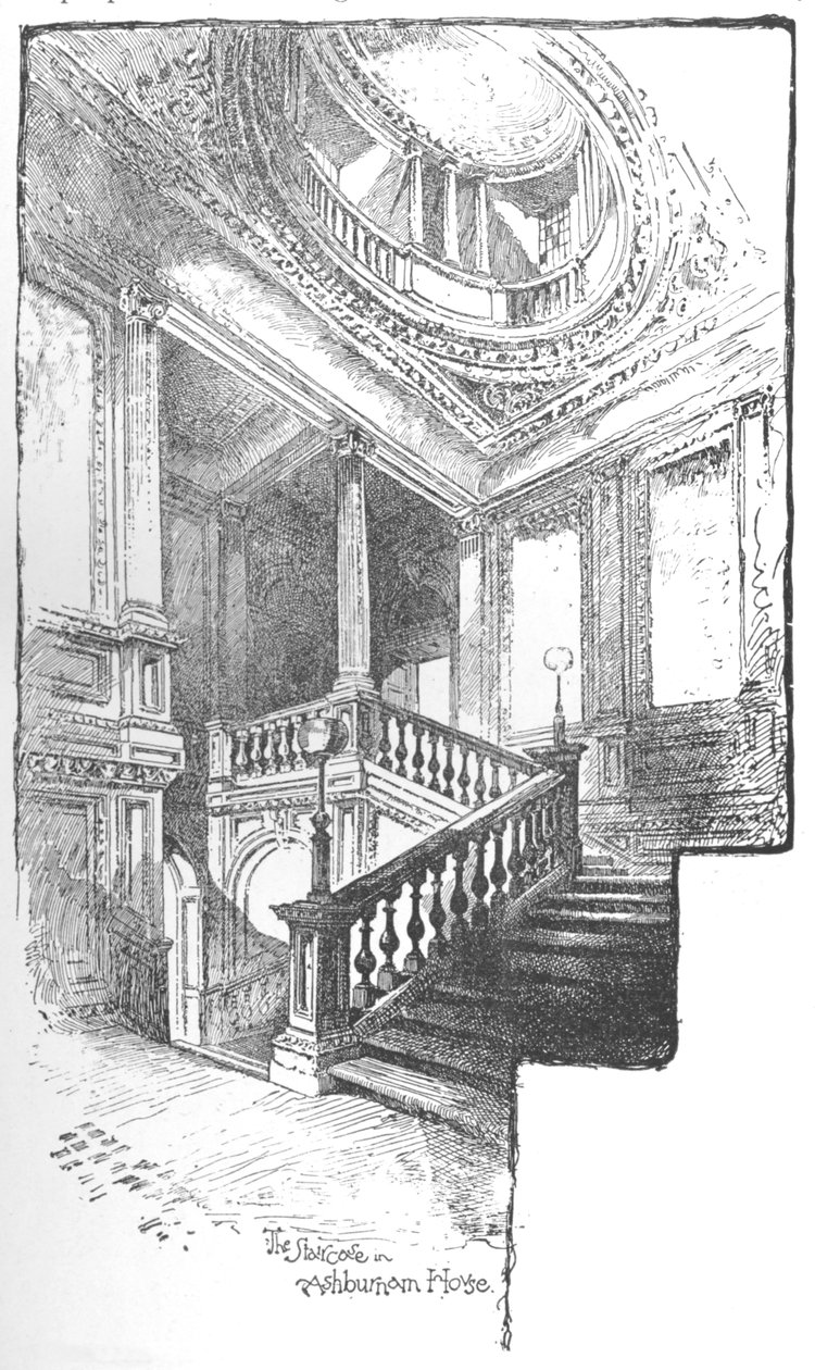 Portaat, Ashburnham House, 1890 tekijältä Herbert Railton