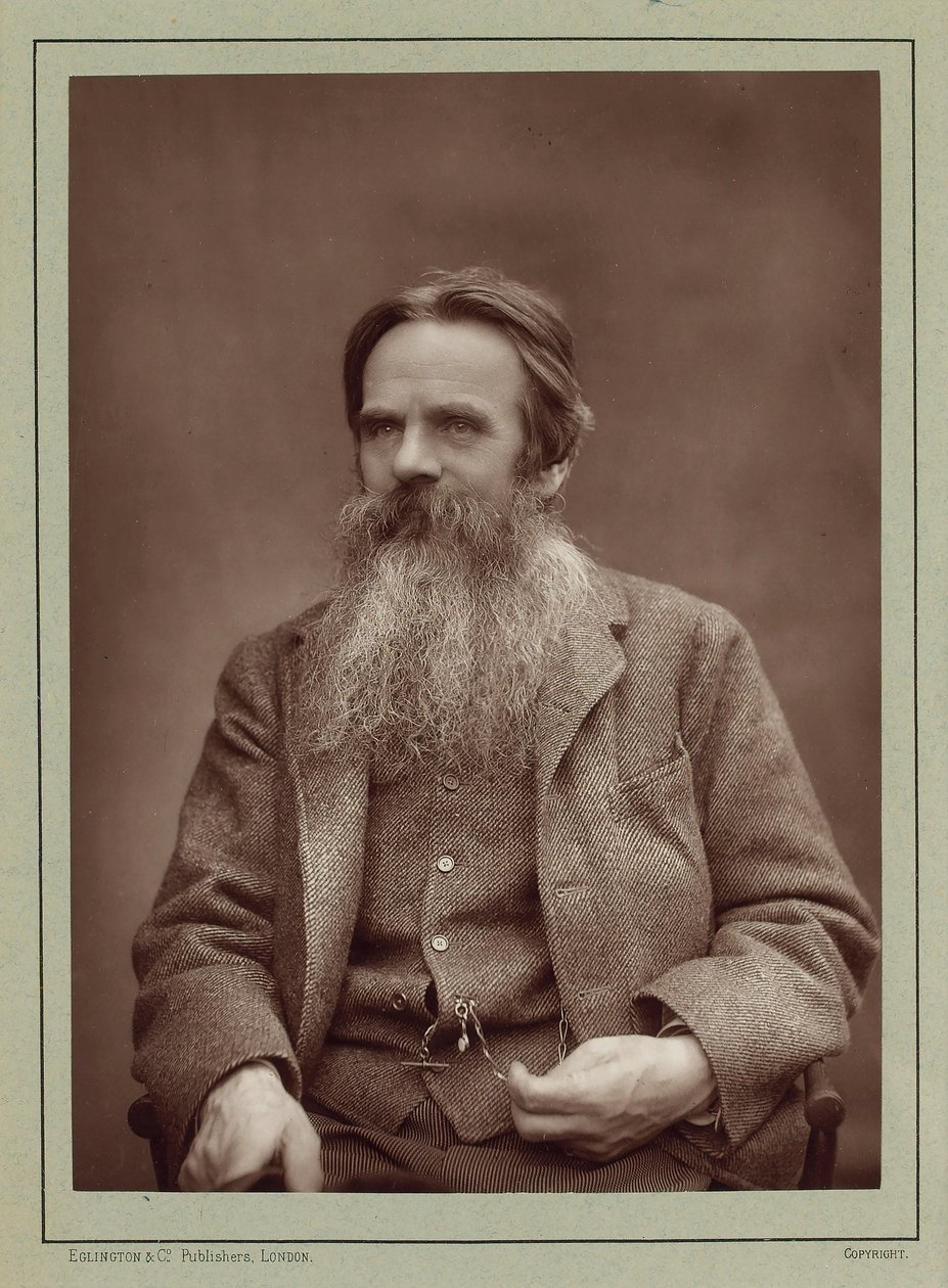 Retrat del pintor William Holman Hunt 1827-1910, ca 1885. finlandès tekijältä Herbert Rose Barraud