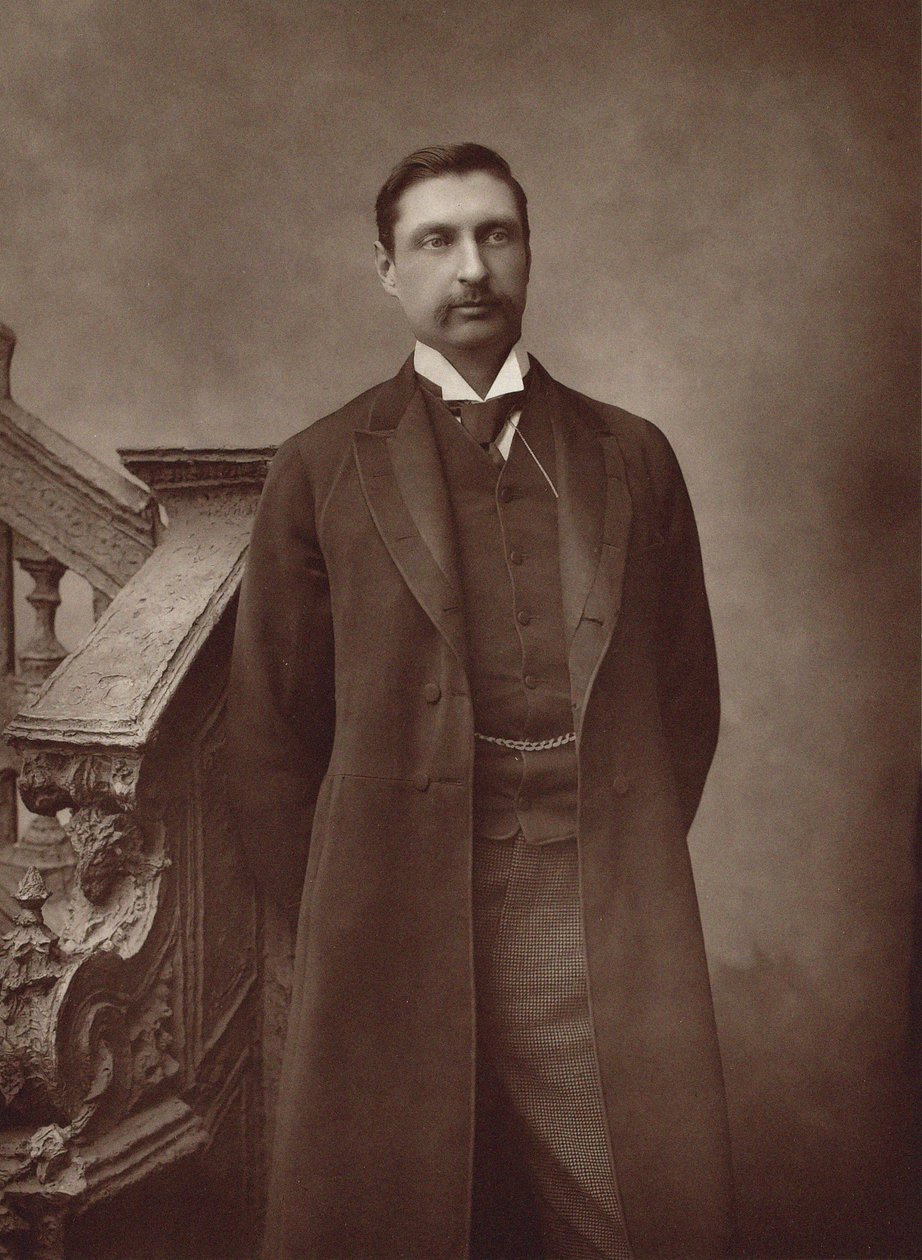 Muotokuva kirjailija Sir Henry Rider Haggardista 1856-1925. tekijältä Herbert Rose Barraud