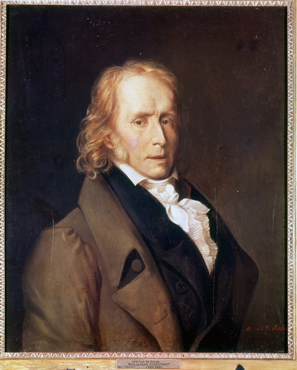 Hercules de Rochen muotokuva Benjamin Constantista (1767 - 1830). tekijältä Hercule de Roches