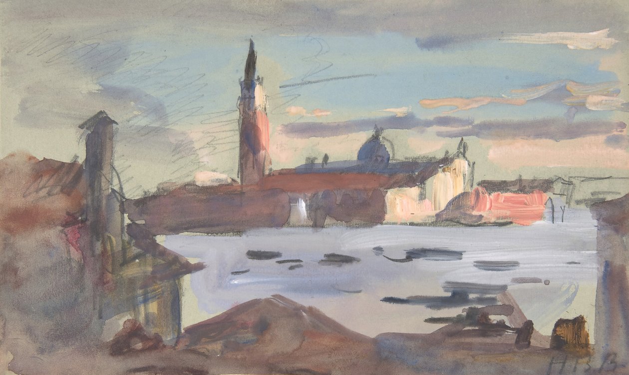 San Giorgio Maggiore, Venetsia, 1840-1906. tekijältä Hercules Brabazon Brabazon