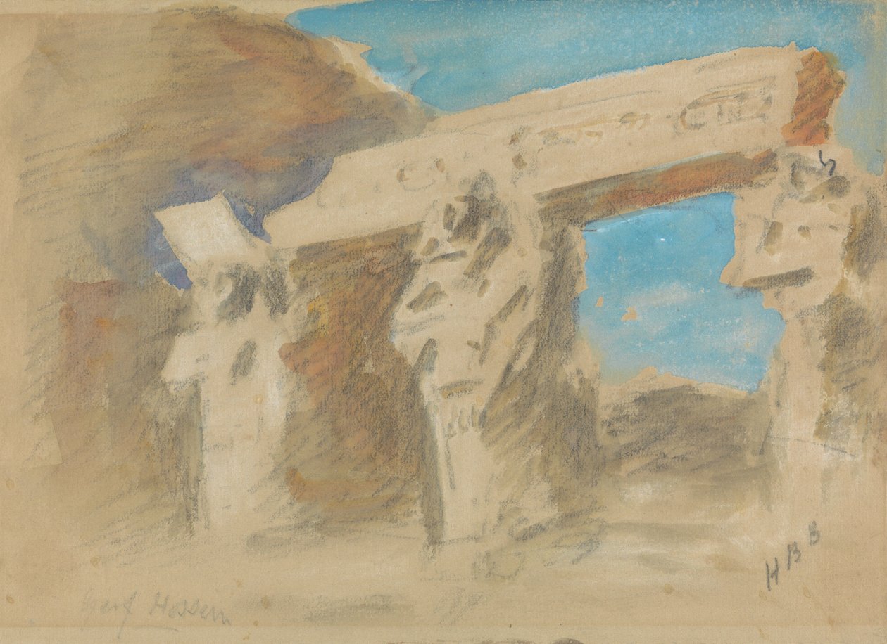 Tempel von Gerf Hussein tekijältä Hercules Brabazon Brabazon