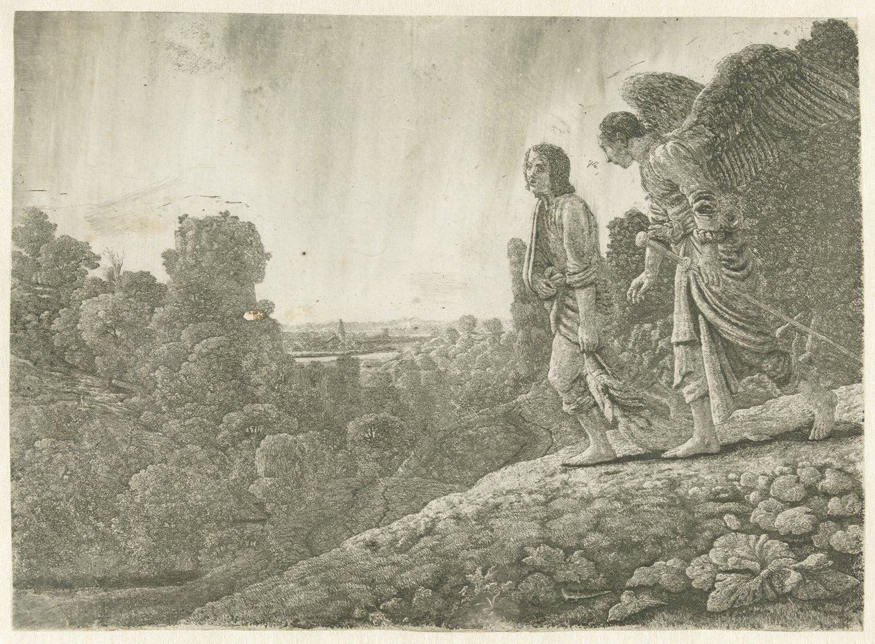 Tobias ja enkeli tekijältä Hercules Segers