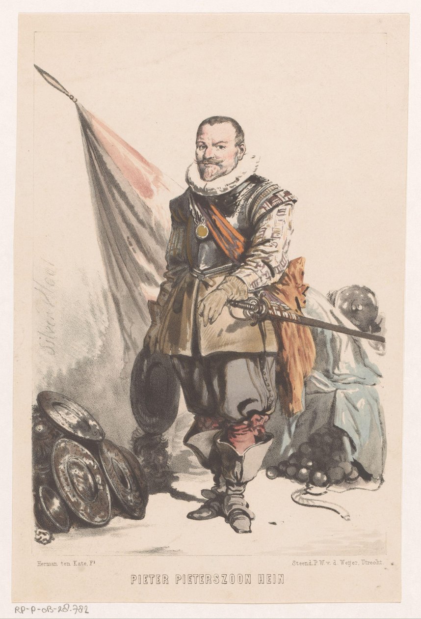 Pieter Pieterszoon Hein (otsikko esineessä) tekijältä Herman Frederik Carel ten Kate