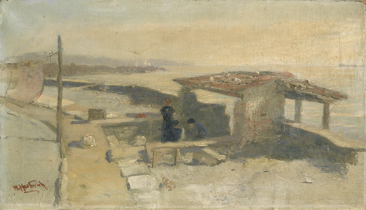 Luonnos Lombardian valkaisulaitokselle, 1892. tekijältä Herman Hartwich