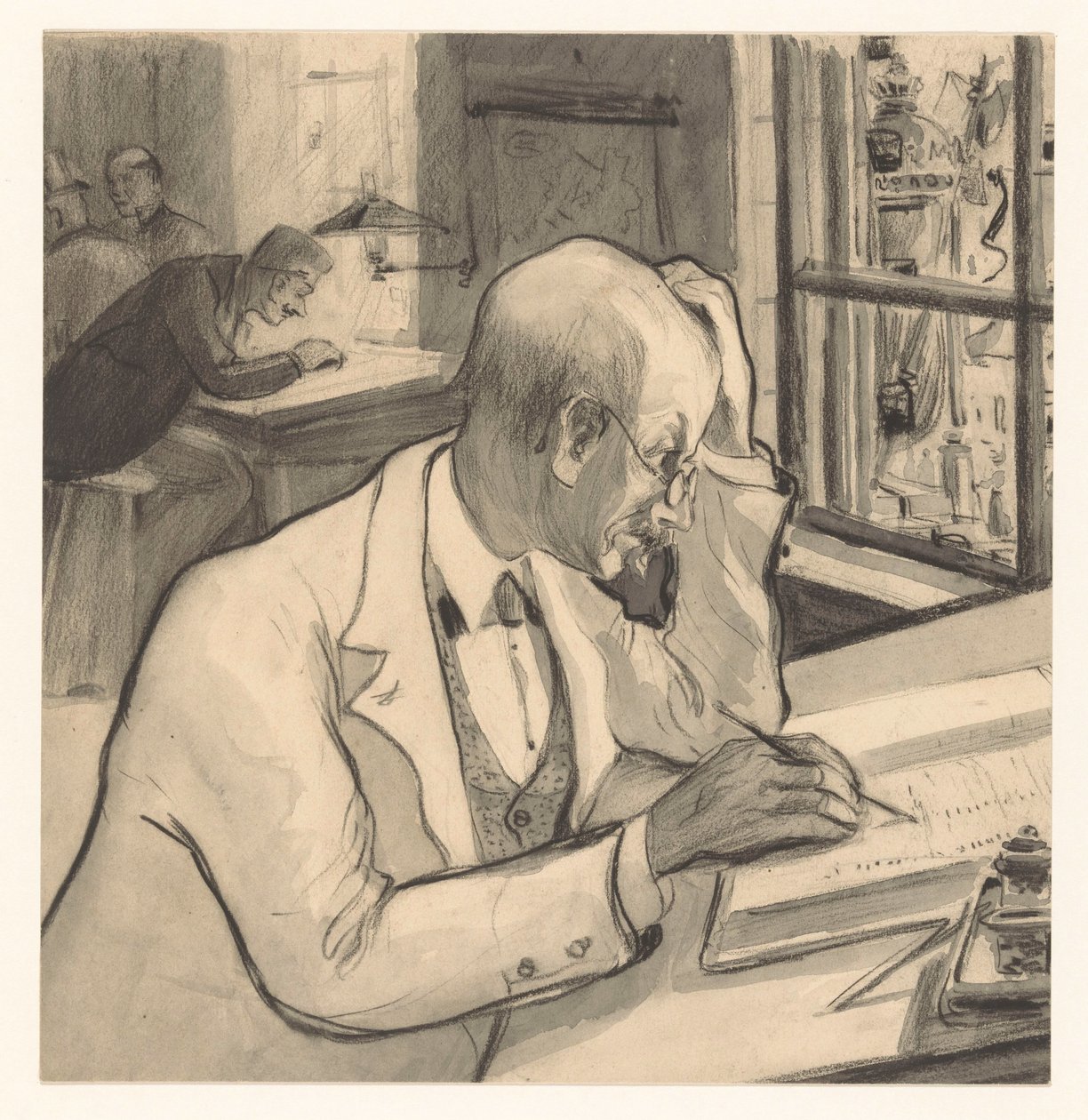 Toimistovirkailija tekijältä Herman Heijenbrock (possibly)