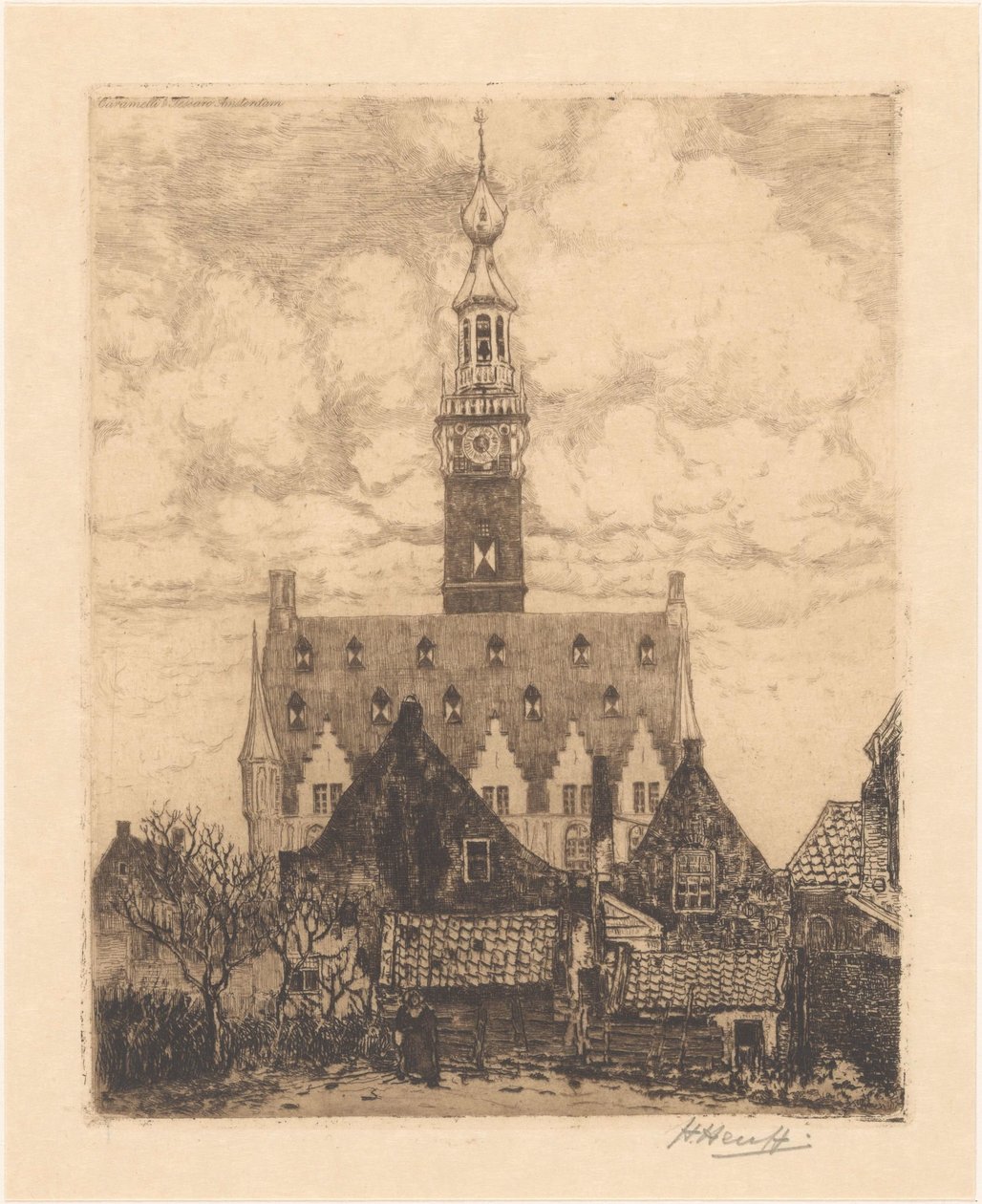 Veere kaupungintalo tekijältä Herman Heuff (signed by artist)