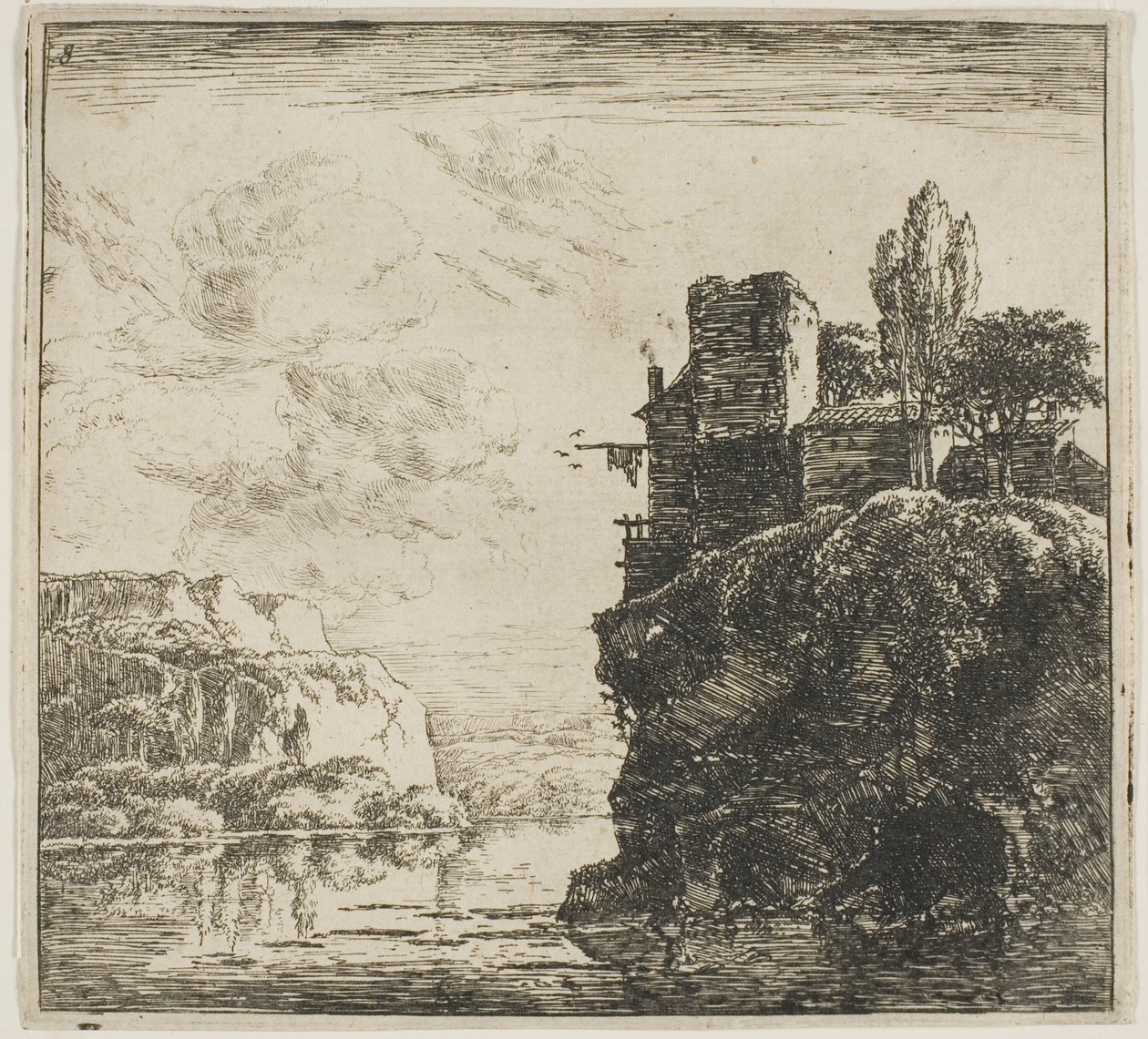 A River between Rocks, sarjasta Set of Landscapes (Maisemien sarja) tekijältä Herman Naijwincx