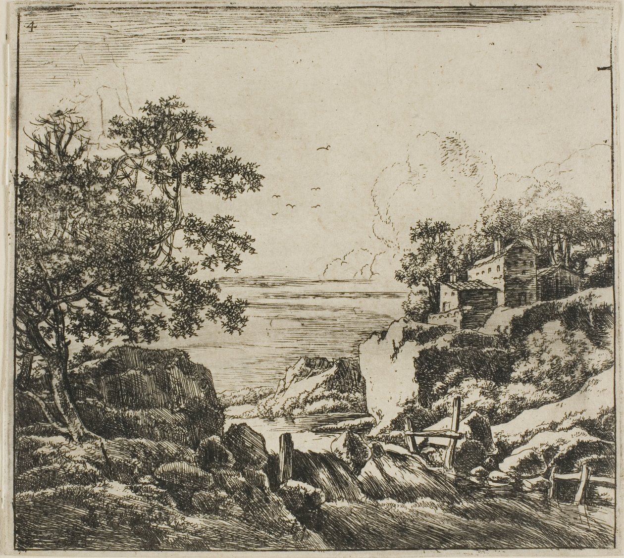 Cascade, sarjasta Set of Landscapes (Maisemat) tekijältä Herman Naijwincx