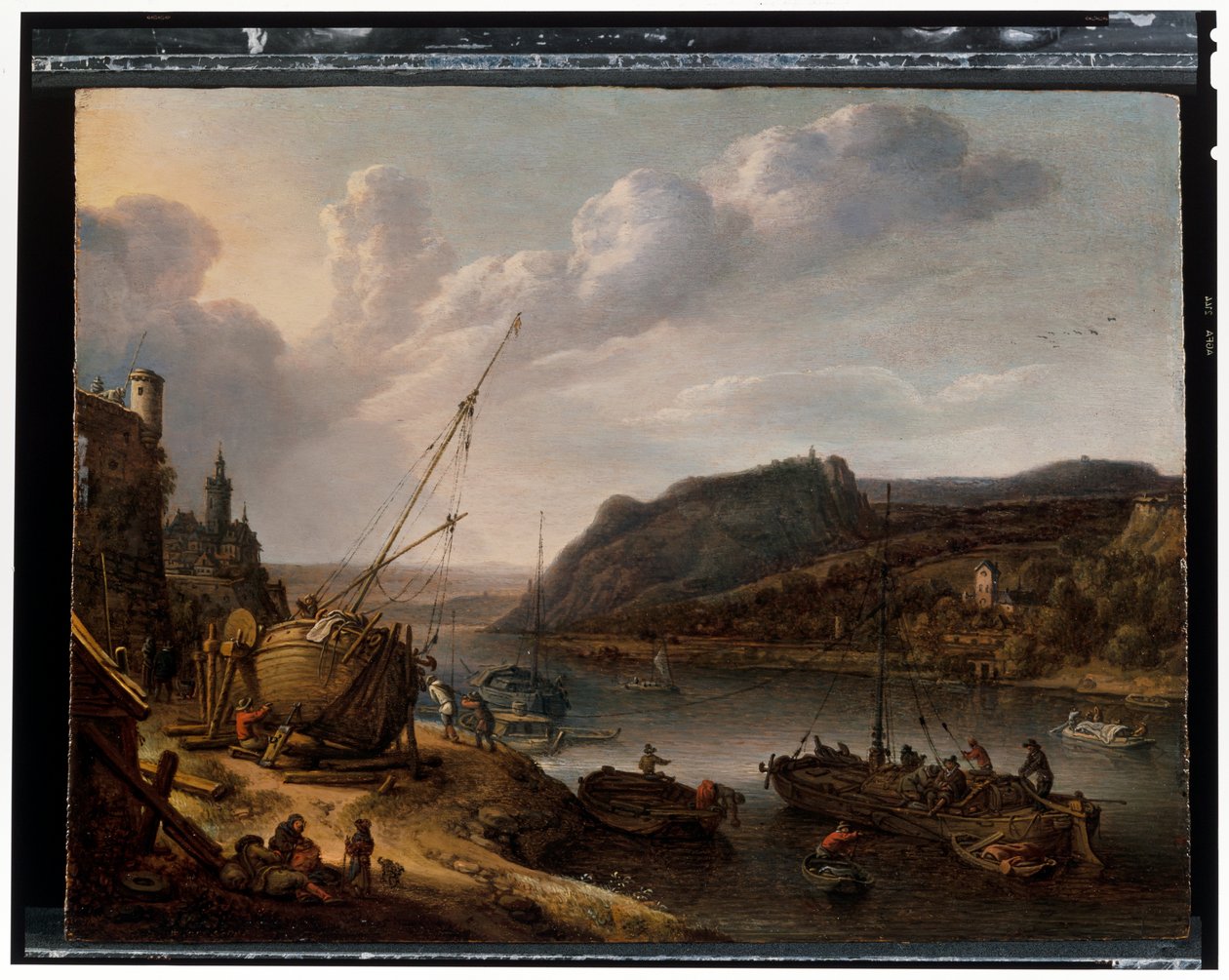 Jokimaisema tekijältä Herman the Younger Saftleven