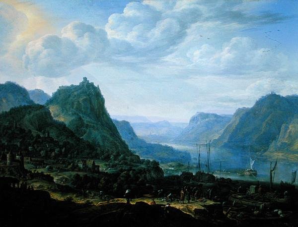 Näkymä Reinille tekijältä Herman the Younger Saftleven