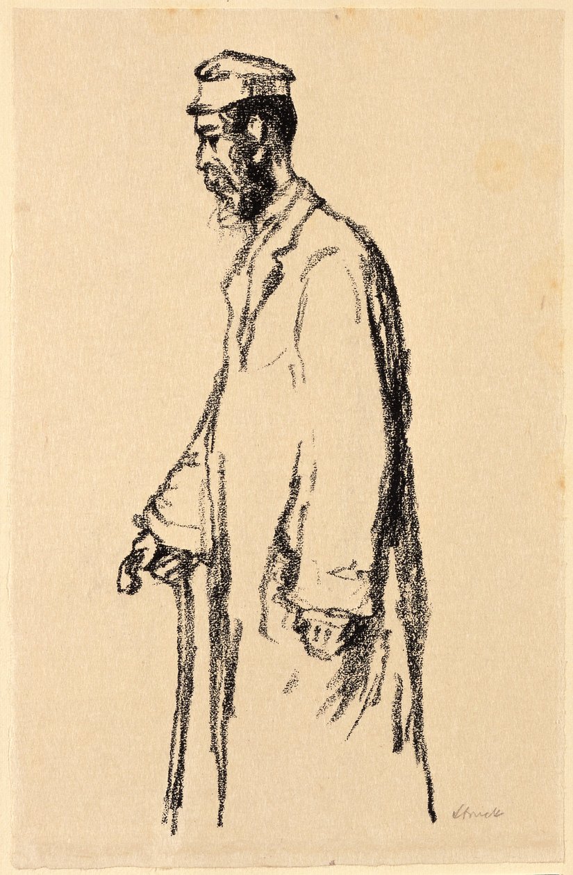 Gehender Jude tekijältä Hermann Struck