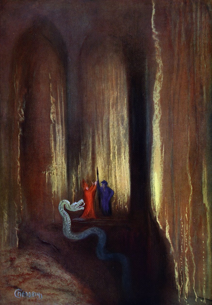 Dark Cavern, 1906 tekijältä Hermann Hendrich