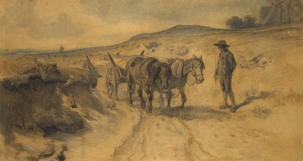 Moorlandilla, n. 1855 (liitu ja kynä pahville) tekijältä Hermann Kauffmann