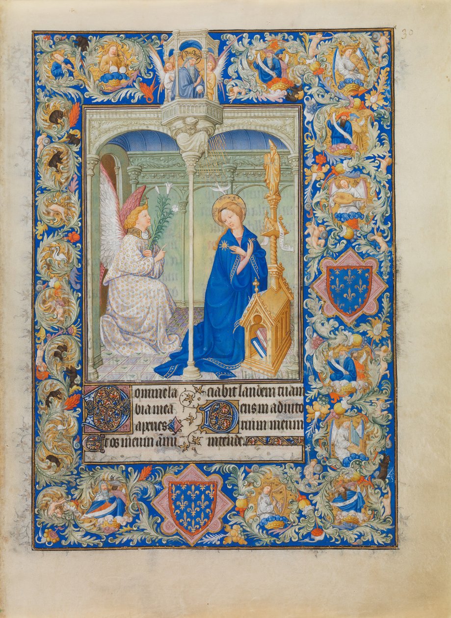 Berryn herttua Jean de Francen Belles Heures, 1405-14081409 tekijältä Hermann Limbourg