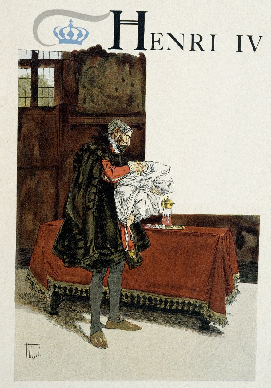 Henry IV:n (1553-1610) syntymä, hänen isoisänsä (Henri d