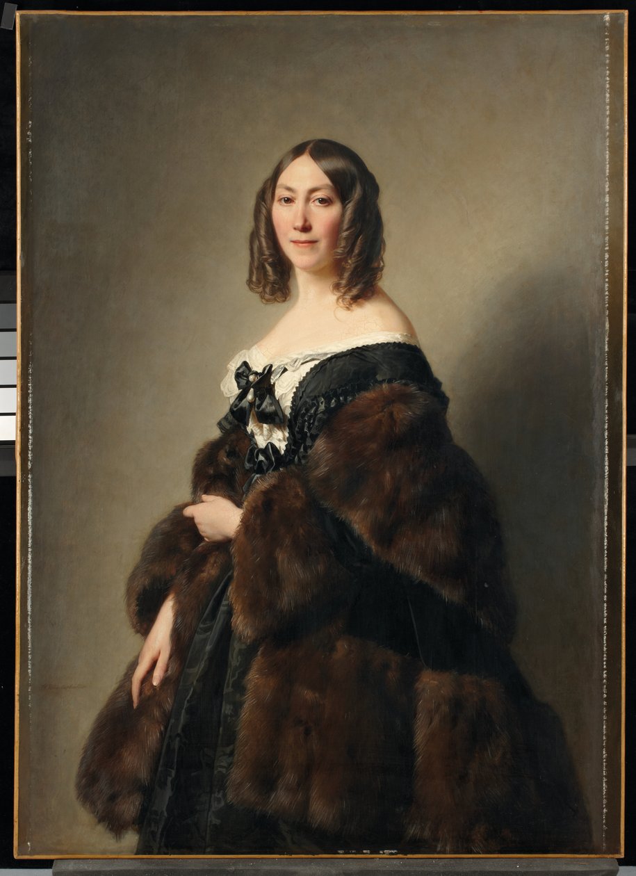 Cécile Charlotte Furtado-Heinen muotokuva (öljy kankaalle) tekijältä Hermann Winterhalter