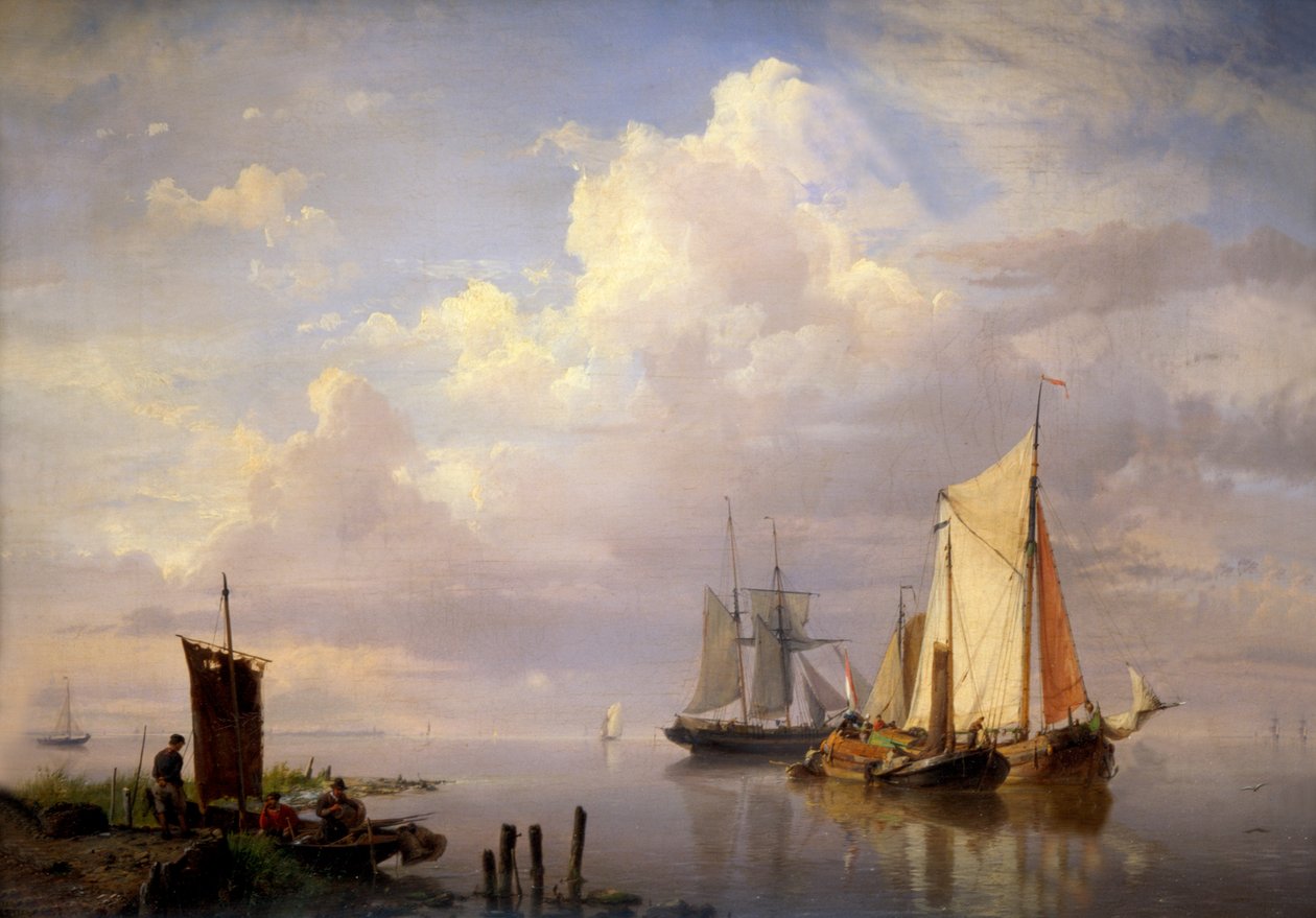 Rauhallinen, 1852 tekijältä Hermanus Koekkoek