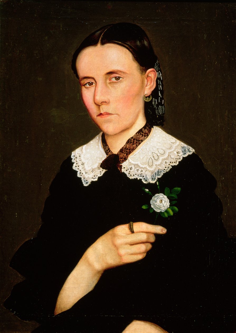 Naisen muotokuva, 1861 tekijältä Hermenegildo Bustos
