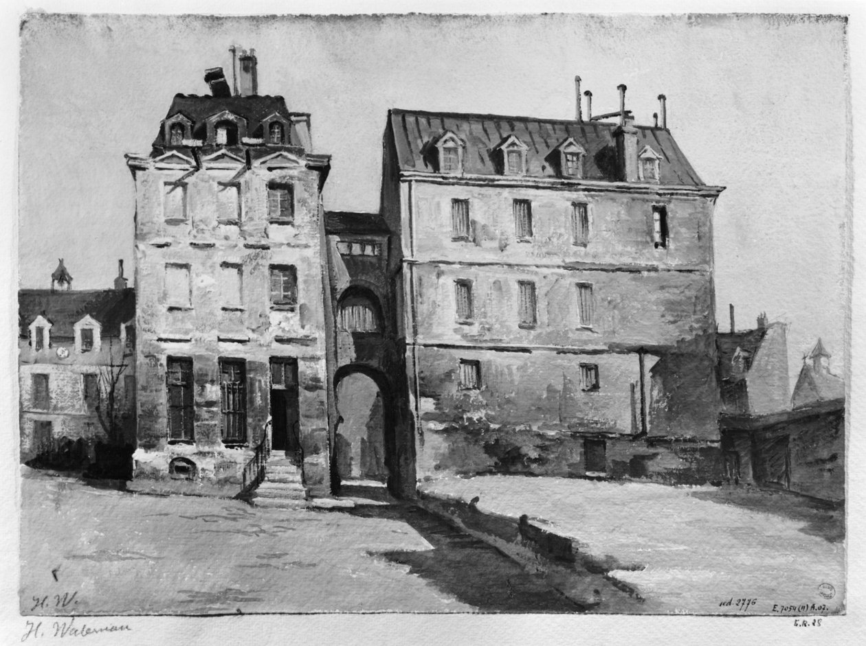 Näkymä Maternite Port-Royalille, sisäänkäyntiholville, 1905 tekijältä Herminie Waterneau
