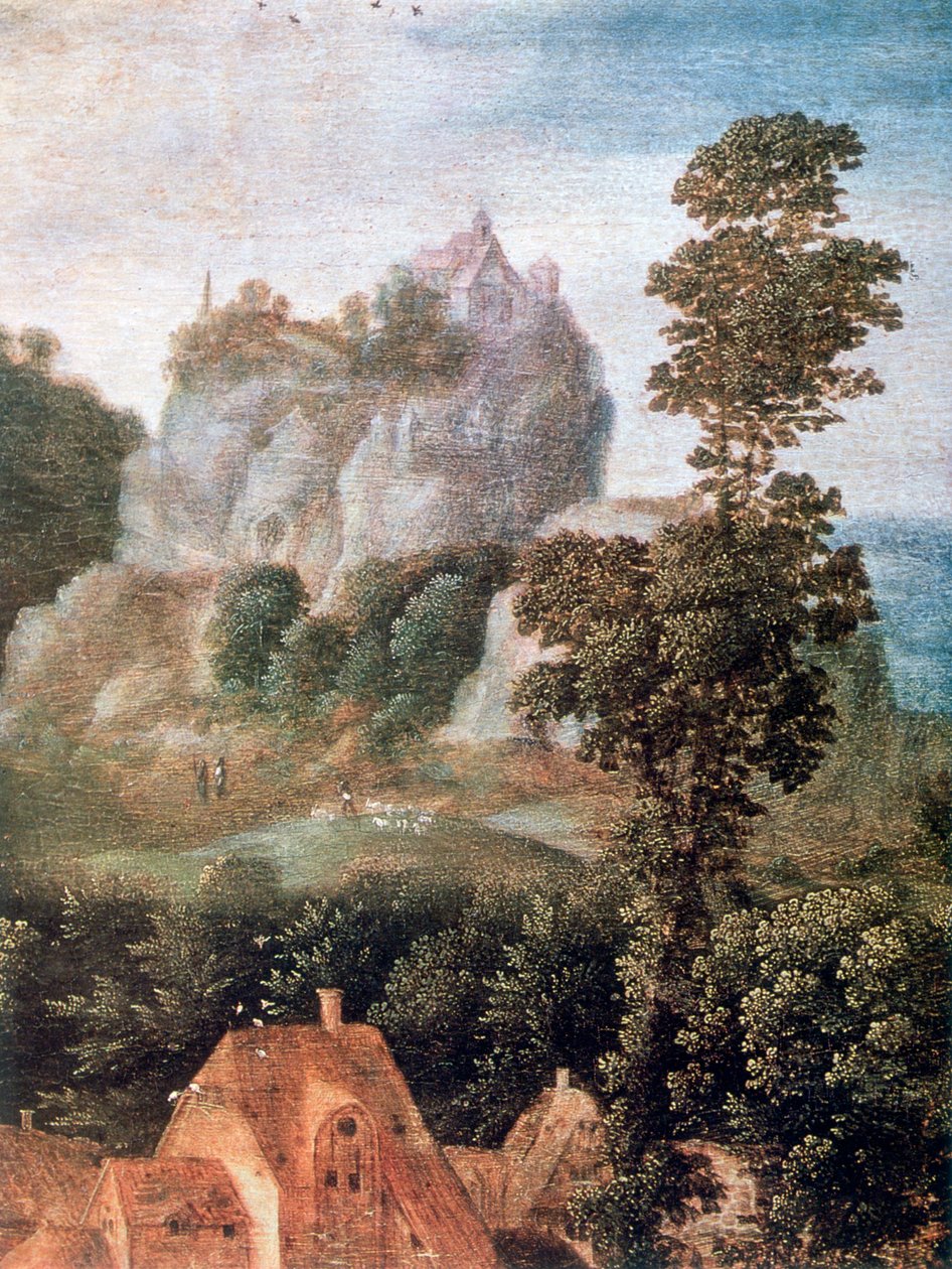 Lento Egyptiin, yksityiskohta, c1530-1550. tekijältä Herri met de Bles
