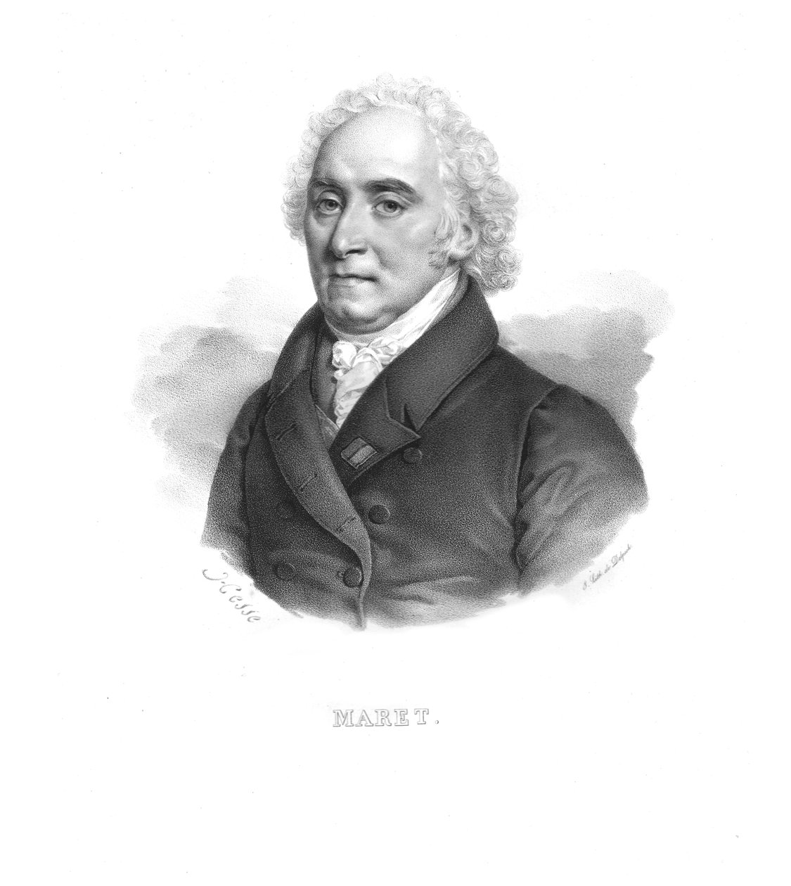 Hugues-Bernard Maret, Duc de Bassano, 1820-luku. tekijältä Hesse