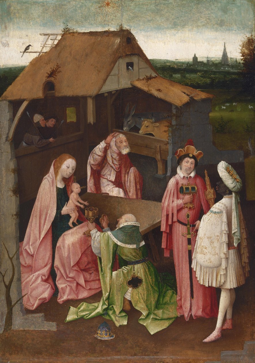 Maagien palvonta tekijältä Hieronymus Bosch
