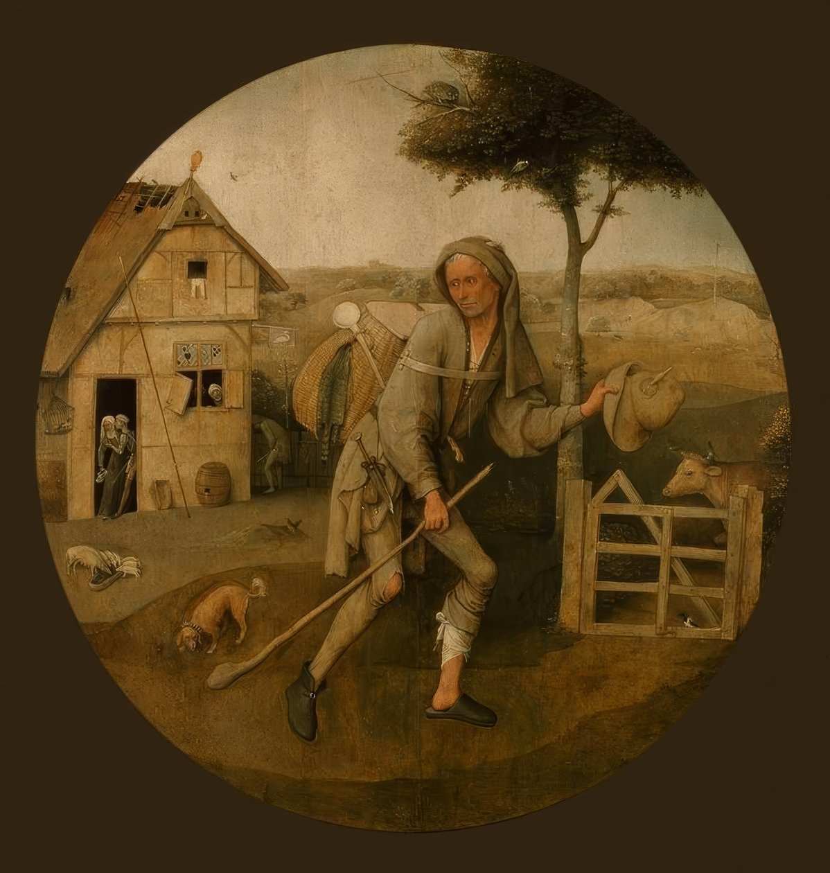 Der Landstreicher tekijältä Hieronymus Bosch