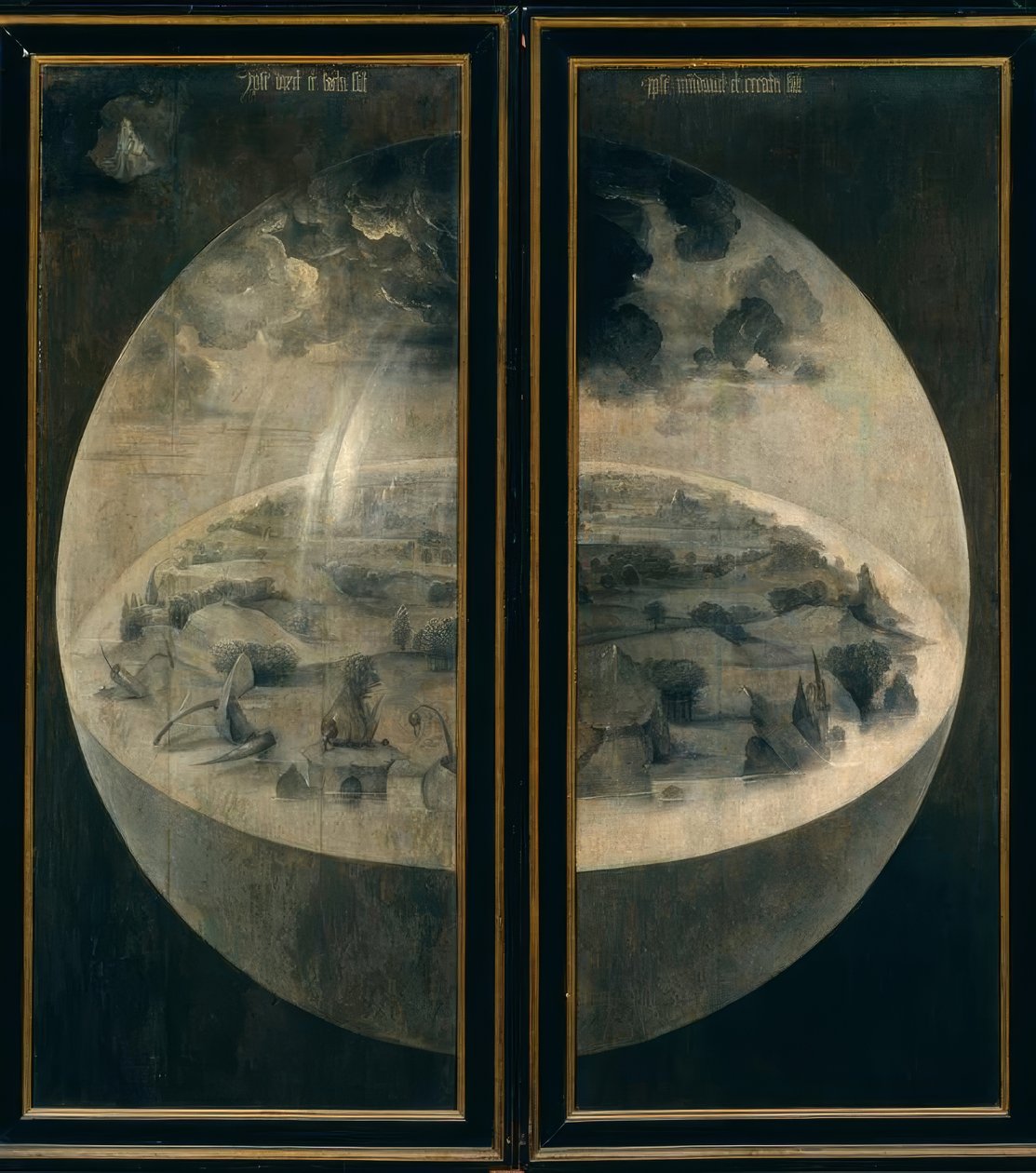 Die Erschaffung der Welt tekijältä Hieronymus Bosch