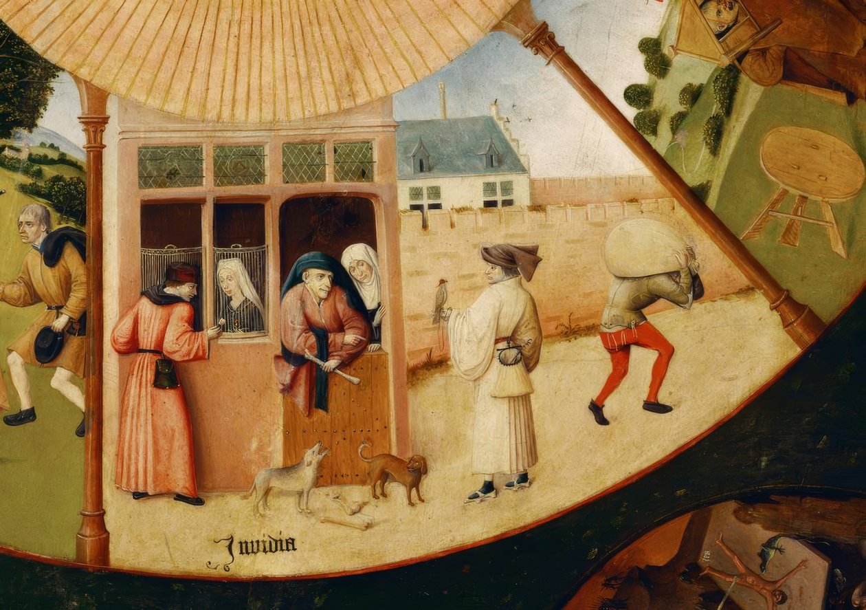 Die sieben Hauptsünden und die vier Letzten Dinge tekijältä Hieronymus Bosch