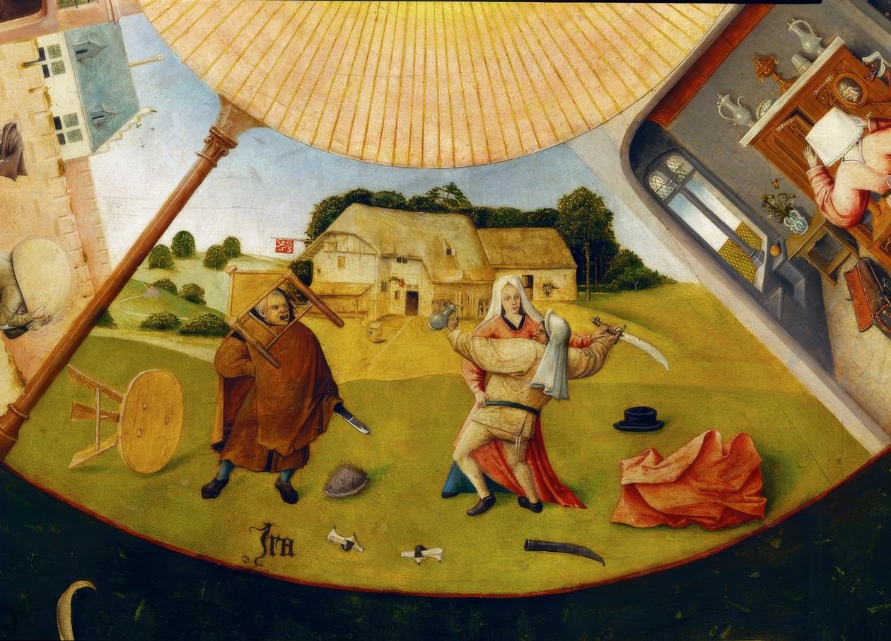 Die sieben Hauptsünden und die vier Letzten Dinge tekijältä Hieronymus Bosch