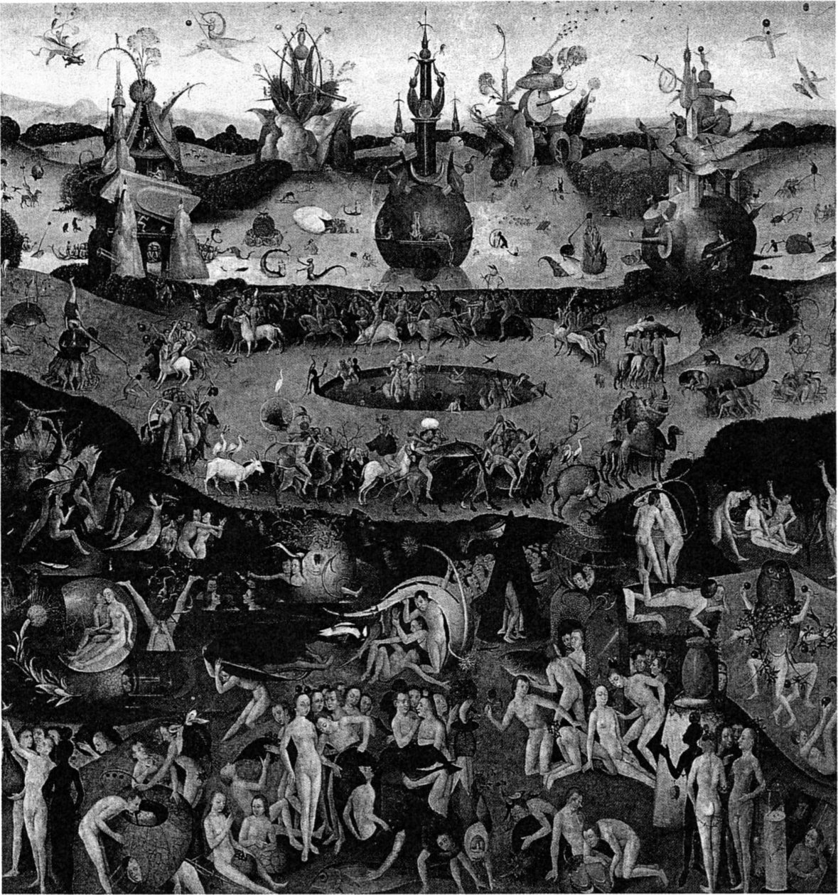 Öljy siirretty paneelista kankaalle tekijältä Hieronymus Bosch