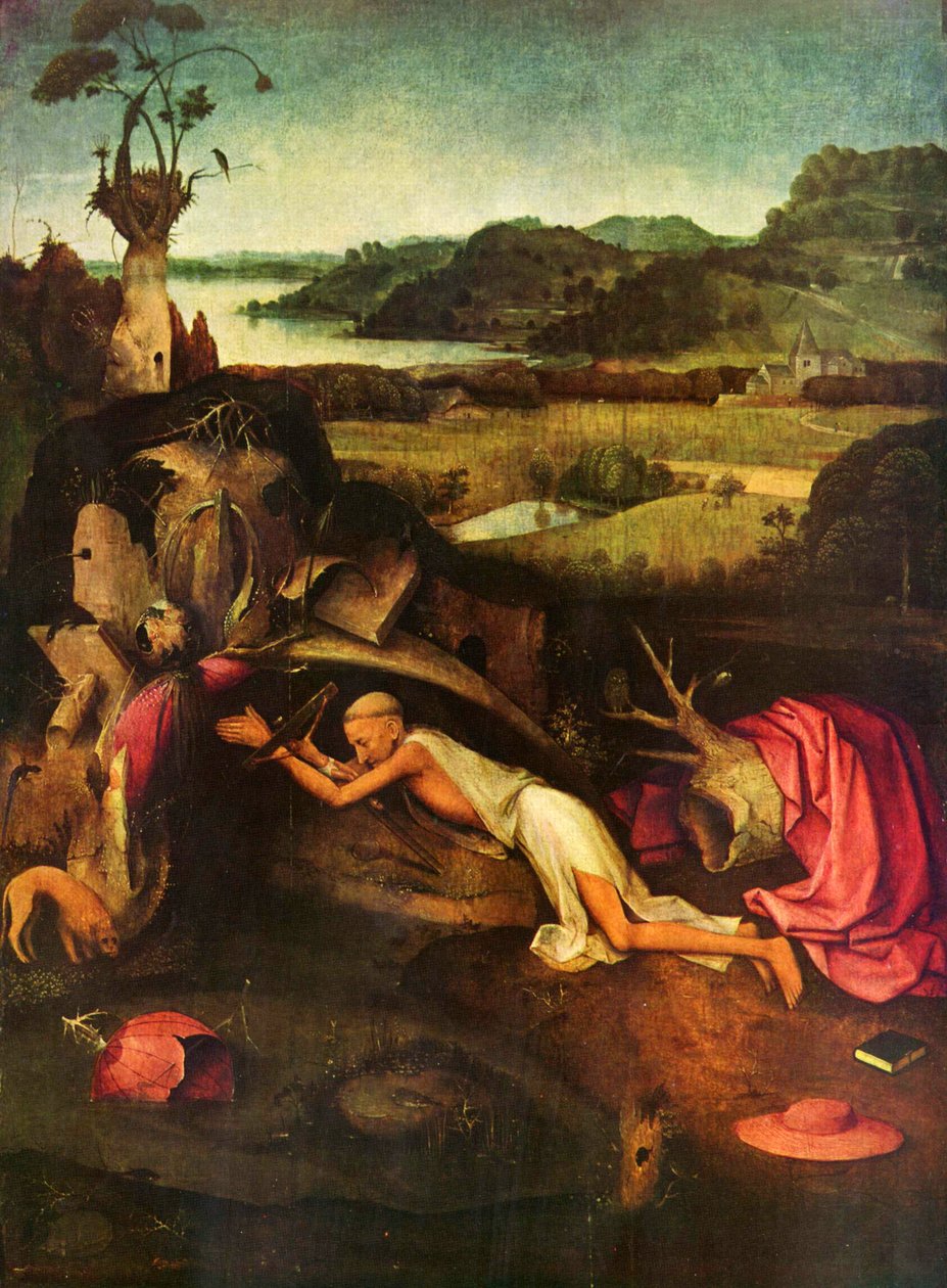 Pyhä Jerome tekijältä Hieronymus Bosch