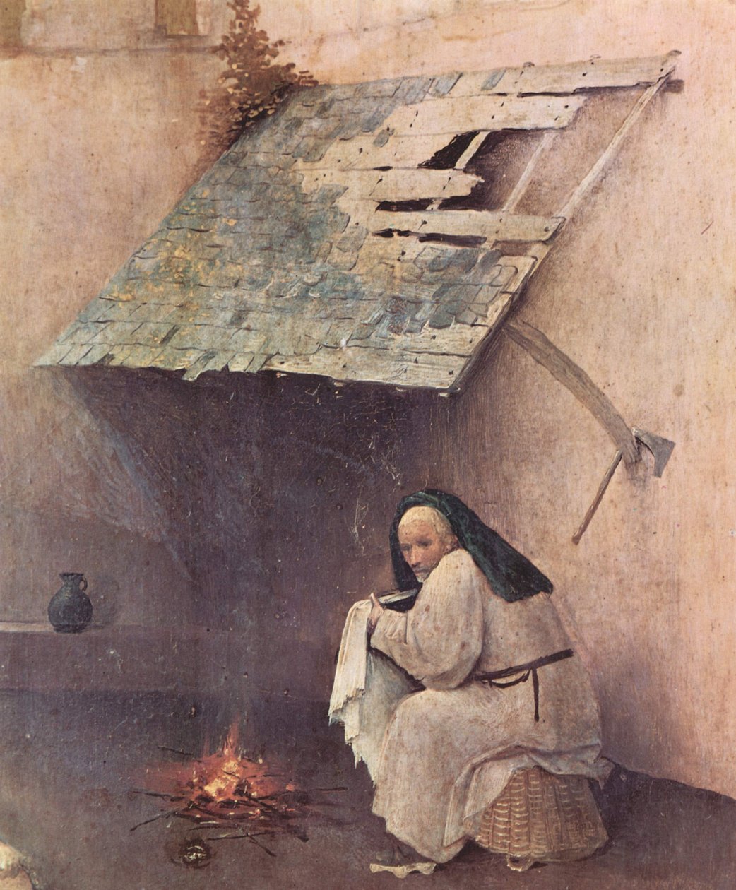 Pyhä Pietari ja lahjoittaja tekijältä Hieronymus Bosch