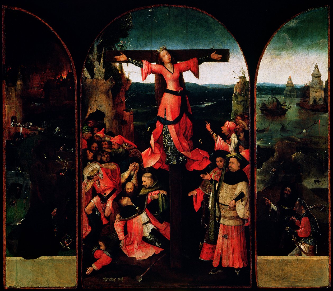 St. Liberata Triptyykki tekijältä Hieronymus Bosch