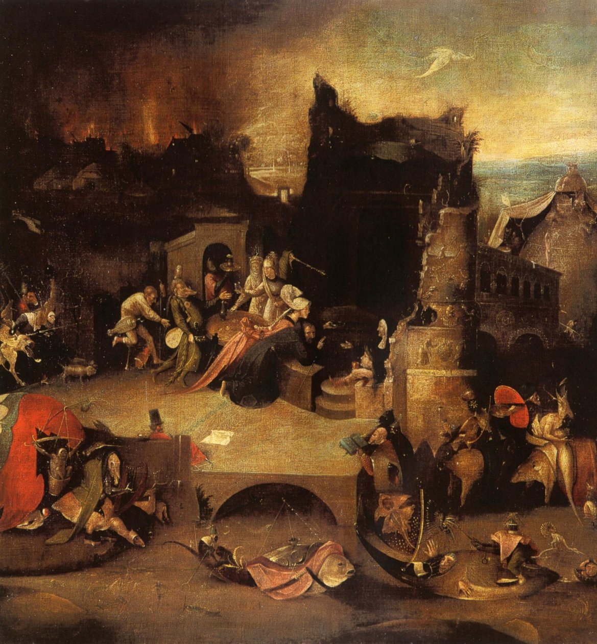 Pyhän Anthonyn kiusaus tekijältä Hieronymus Bosch